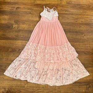 Trish Scully tiered lace maxi dress 7